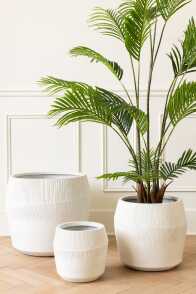 Pearl Palm Tree In Pot Artificial