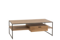 Tv Table 1 Drawer Wood/Metal