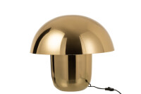 Lampe Pilz Metall Gold Large