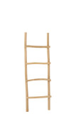Ladder 4steps Teak Wood Natural