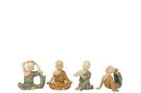 Monk Yoga Poly Ochre/Green Small