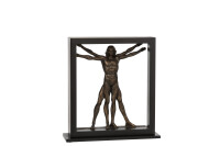 Figure In Frame Poly Bronze