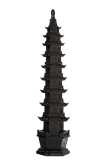 Oriental Temple Poly Black Large