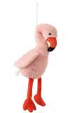 Flamingo Pluche Roze/Oranje Large