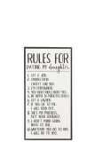 Plakat Rules For Dating My