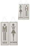 Pancarte Toilet Anglais/Francais