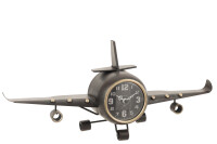 Uhr Flugzeug Metall Antik
