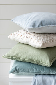 Cushion Border Short Cotton/Linen