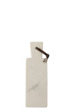 Plank Rectangle Marble White Small