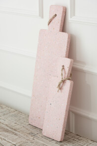 Plank Rectangle Terrazzo Pink