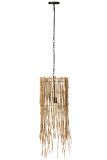 Hanging Lamp Branches Metal/Bamboo