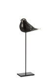 Bird On Foot Glass/Iron Black