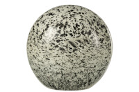 Paperweight Spots Glass White/Grey