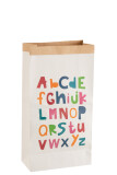 Paperbag Alphabet Paper White/Mix