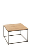 Tavolino Quadrato Legno/Metallo