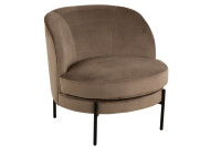 Lounge Chair Round Textile/Metal