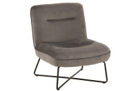 Lounge Chair Frame Textile/Metal