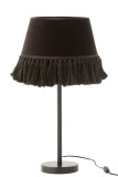 Table Lamp Eve Conic Velvet Cotton