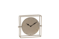 Horloge Carree Orientable Metal