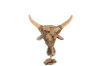 Bull Head On Foot Driftwood