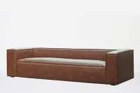 Couch 4seat Modern Dark Brown