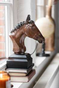 Horse Head Poly Brown