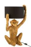 Lamp Monkey Poly Gold
