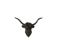 Bufalo Colgante Resina Negro Small