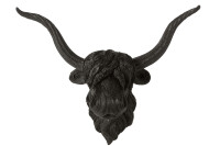 Bufalo Colgante Resina Negro Large