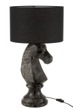 Lamp Chess Piece Marble Look Poly