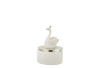 Box Swan Poly White/Silver