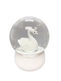 Water Globe Poly White/Silver