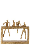 Figurines Climbing Poly Gold
