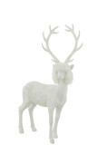 Reindeer Poly White Small