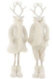 Reindeer Winter Poly/Textile White