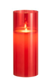 Ledlampe Glänzend Glas Rot Large
