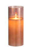 Ledlampe Glänzend Glas Braun Large
