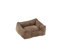 Dog Bed/Cat Corduroy Brown Small