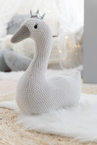 Swan Mini Polyester White/Grey