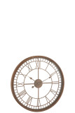 Clock Roman Numerals Metal/Glass