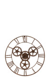 Clock Roman Numerals Wheels Metal
