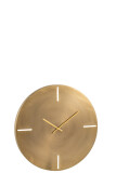 Clock Round Metal Matte Gold Small