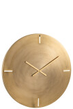 Clock Round Metal Matte Gold Large