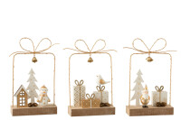 Gift+Led Christmas Wood