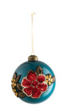 Christmas Bauble Embroidery Flower