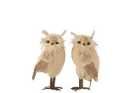 Owl Standing Plush Glitter