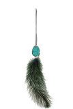 Hanger Feathers+Stone Azure Green