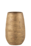 Vase Irregular Rough Ceramic Gold