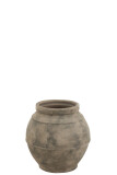 Flowerpot Spotted Ceramic Br/Gry