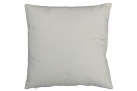 Coussin Carre Velours Blanc